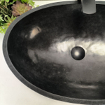 Раковина из камня Андезит Oval Black OA-62835 (55*38*19) 104