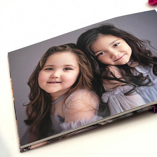 Photobook 15х15 eco-leather "Rosso"