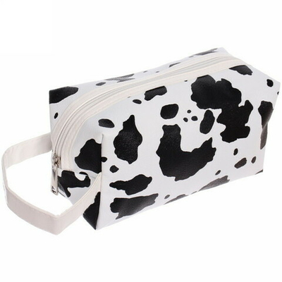 Косметичка прямоугольная «Premium style», цвет белый/черный , 20*11*8см