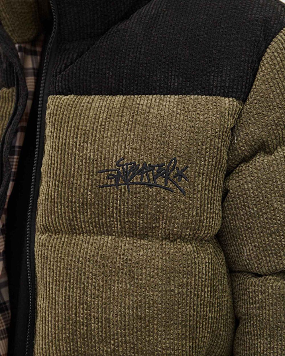 Пуховик Anteater AW24 Downjacket Velvet Combo Khaki