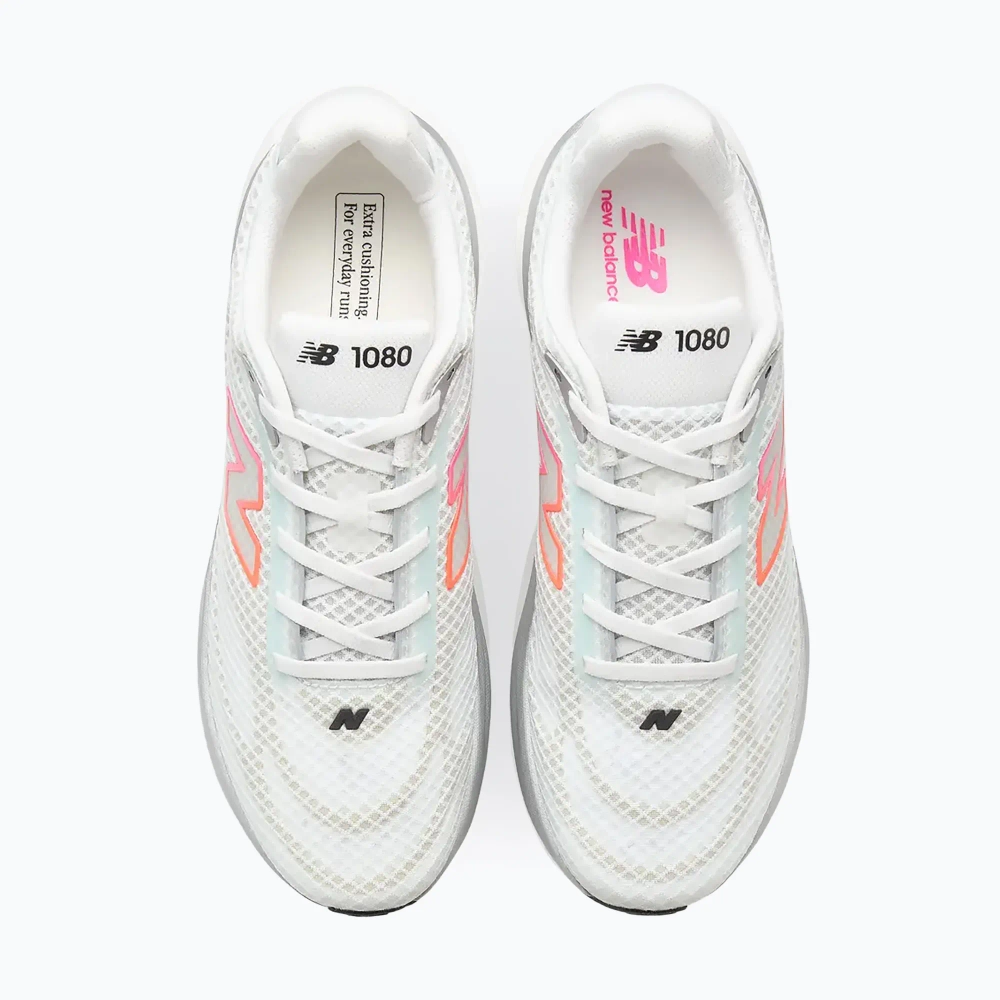 Кроссовки для бега New Balance 1080's V15 103 white/pink heat/tangerine heat