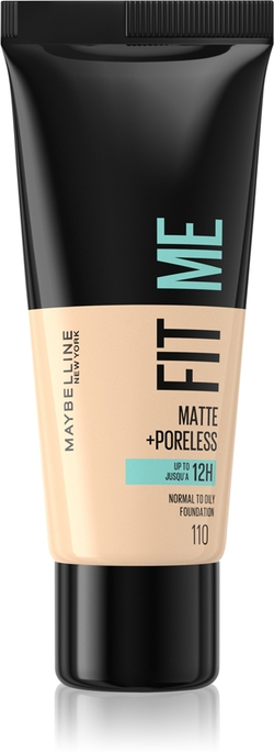 MAYBELLINE NEW YORK Fit Me! Matte+Poreless - Матирующая тональная основа для нормальной и жирной кожи, 30 ml