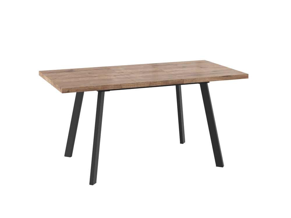 Стол МАМАДОМА Борг 120, Дуб  Веллингтон/ Черный