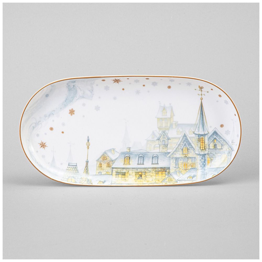 БЛЮДО ОВАЛЬНОЕ LEFARD "СНЕЖНАЯ КОРОЛЕВА" 20,5 СМ (КОР=60ШТ.)