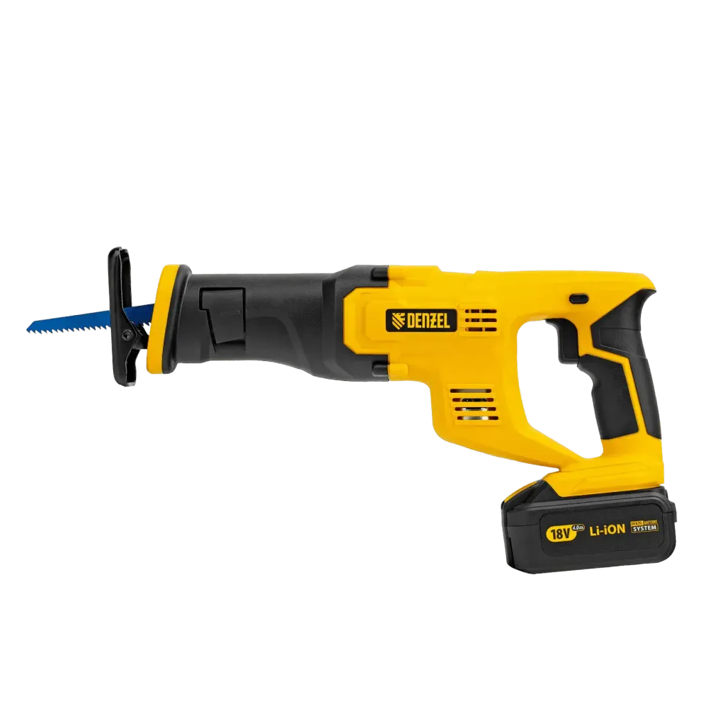 Пила сабельная аккумуляторная CRC-115, 18В Li-Ion Denzel, 28465