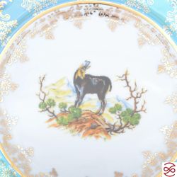 Набор тарелок Repast Охота зеленая Мария-тереза 21 см (6 шт)