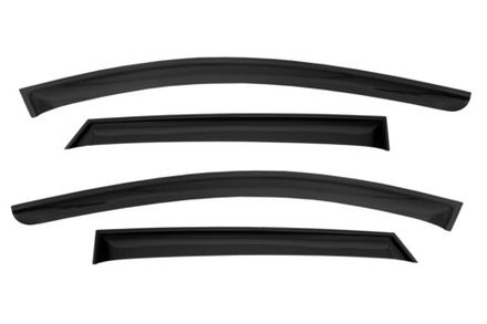 Дефлектор окон (НАКЛАДНОЙ скотч 3М), 4 шт., MAZDA CX-30, 2019-, кроссовер