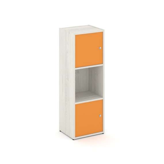 Locker plus Комплект №1 LK.K-001 Дуб Наварра/Оранжевый 408*350*1203