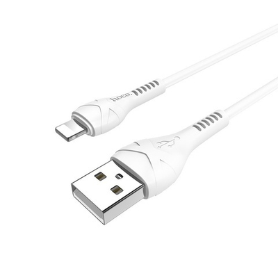Кабель HOCO X37 USB-Lightning 2.4А 1м PVC White