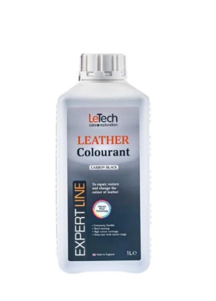 LeTech Expert Line Краска для кожи (Leather Colourant) Carbon Black 1000мл