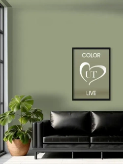 UNDERTONE Краска Быстросохнущая, Гладкая, Акриловая, Матовое покрытие, 0.03 л, 0.05 кг, оливковый