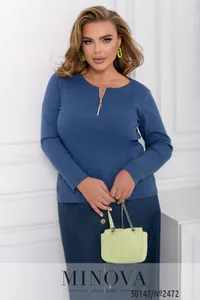 Водолазка 2472-джинс Minova