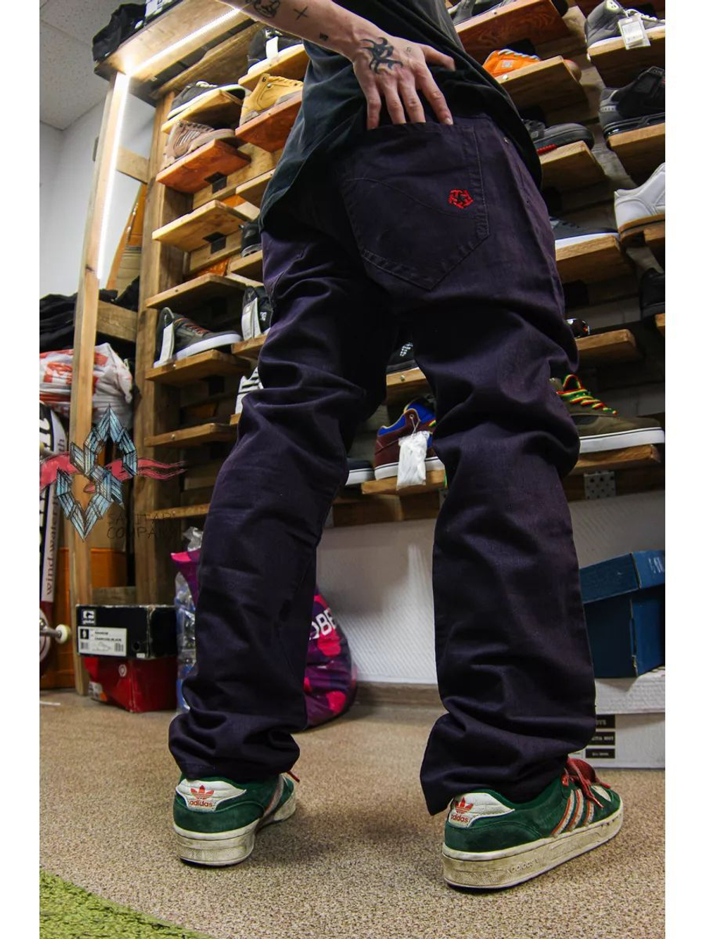Джинсы прямые широкие трубы от Savitar Shoes Company