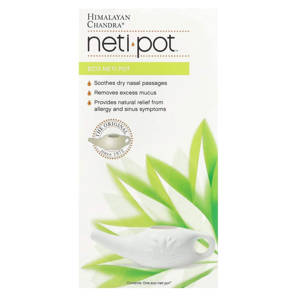 Himalayan Chandra, EcoNeti Pot, экологически чистый продукт, 1 шт.