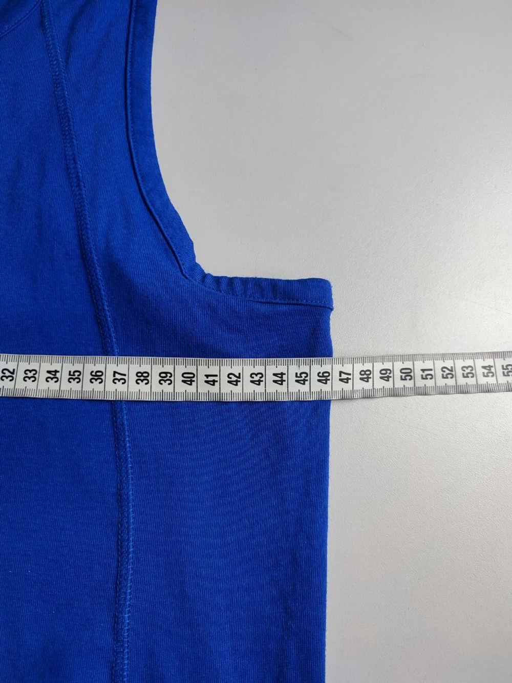 Топ Oxylane с хлопком однотонный 46 размер