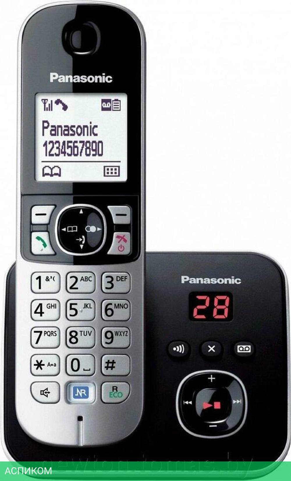 Радиотелефон DECT Panasonic KX-TG6821RUB