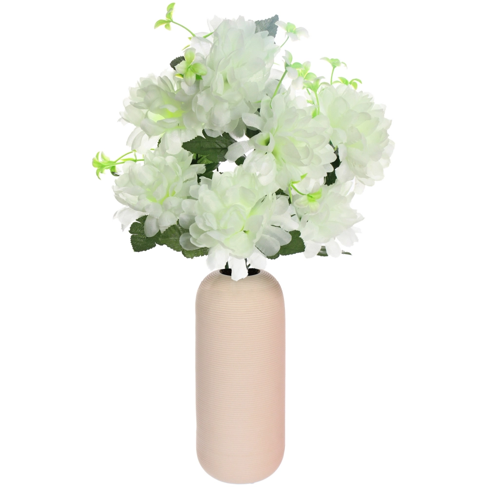 Искусственные цветы «Цветочная мелодия» Хризантемы 49см 7 цветков белые