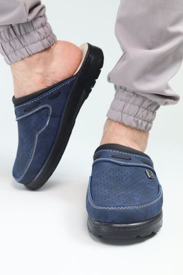 504 | "Ivan 2.0" Мужские тапочки-сабо (темно-синий)