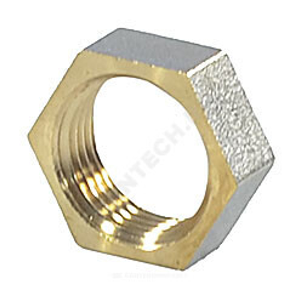 Контргайка латунь никель Ду 15 (1/2") ВР 9020 ГОСТ 32585-2013 Aquasfera 9020-01