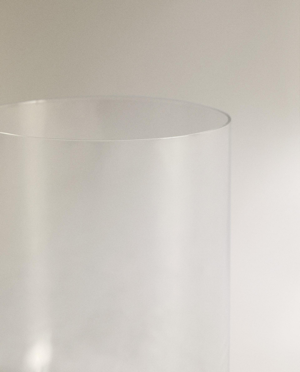 Zara Home стакан из стекла, цвет прозрачный, 10 см · 0254/401