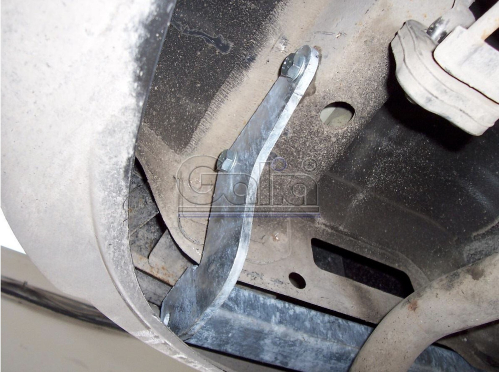Фаркоп оцинкованный Galia H071A для Hyundai Accent 2006-2010(паспорт и сертификат в комплекте)(без электрики)