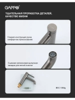Смеситель для раковины GAPPO G1006-9