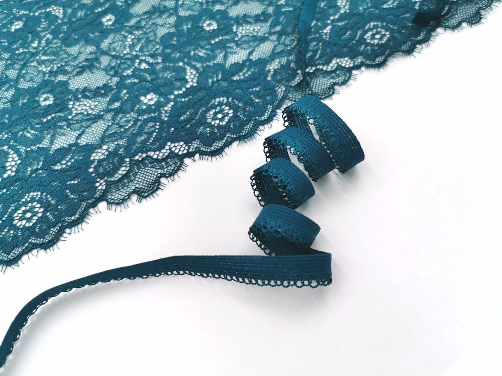 _Ажурная резинка, ОПТ, 11 мм, сосна, (арт: К264/11-1382), уп