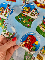 Ткань Новогодняя 100% хлопок ш-110см пэчворк- (Италия) цена за 1м