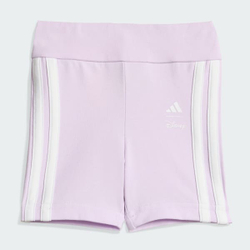 Adidas Комплект из футболки и шорт с принтом "Холодное сердце", белый/темно-синий