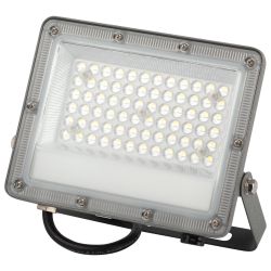 Прожектор светодиодный уличный ЭРА PRO LPR-063-0-65K-050 50Вт 6500K КСС Г 90° IP65 серый поликарбонат гарантия 3 года