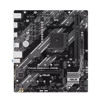 Материнская плата ASUS PRIME B550M-K ARGB AM4 2xDDR4 4xSATA3 2xM.2 1xHDMI 1xDP Type-C Коннектор mATX