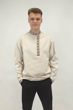 Рубашка мужская с поясом