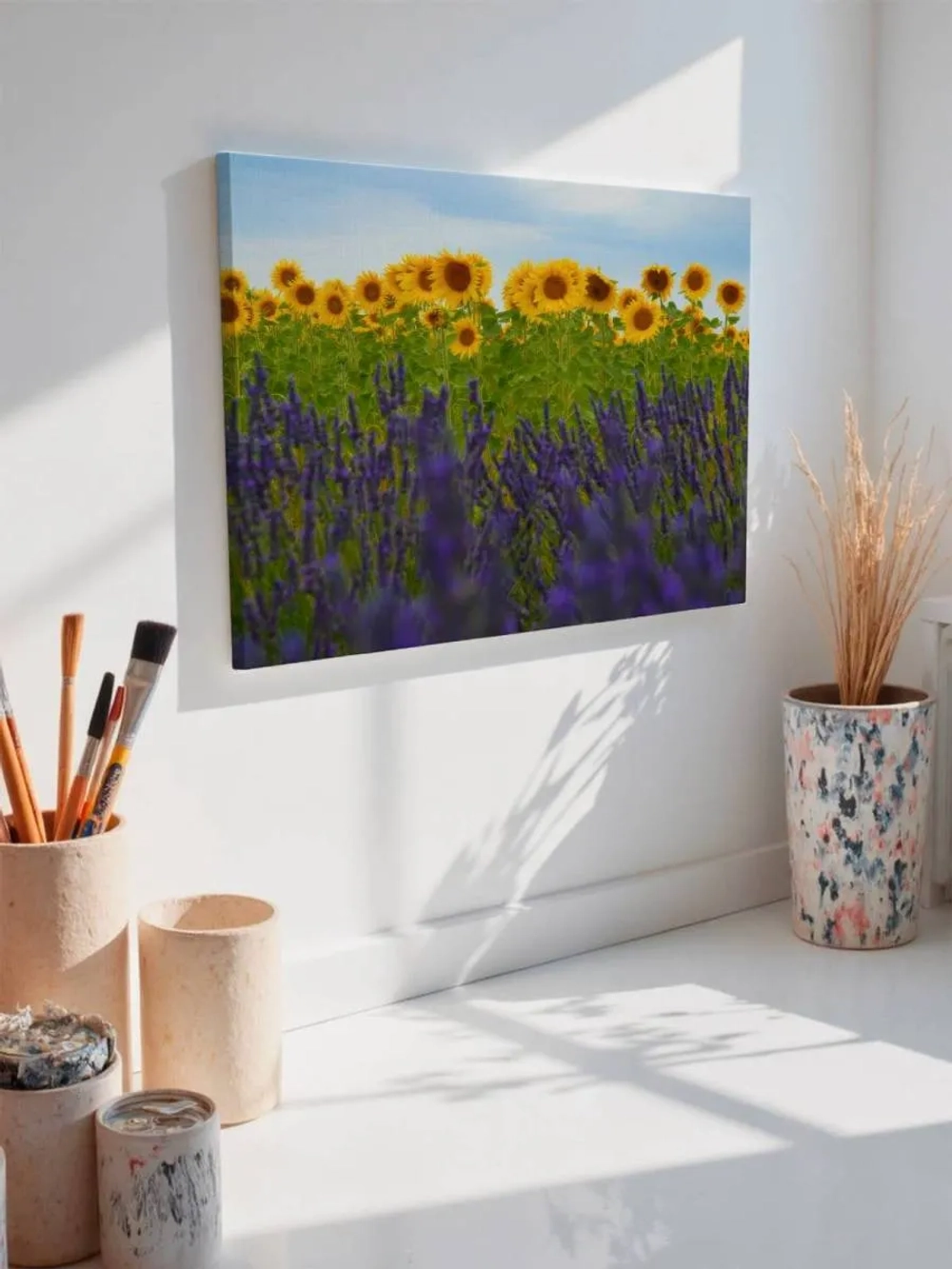 Картина на стену 40 X 50 Поле подсолнухов