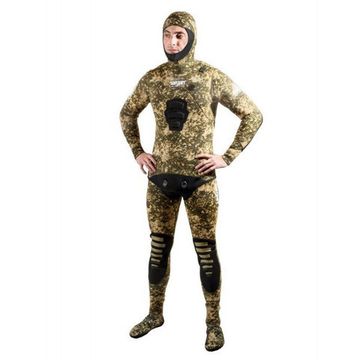 Гидрокостюм Sargan Урал камуфляж "Стрелолист" песчаный 3мм