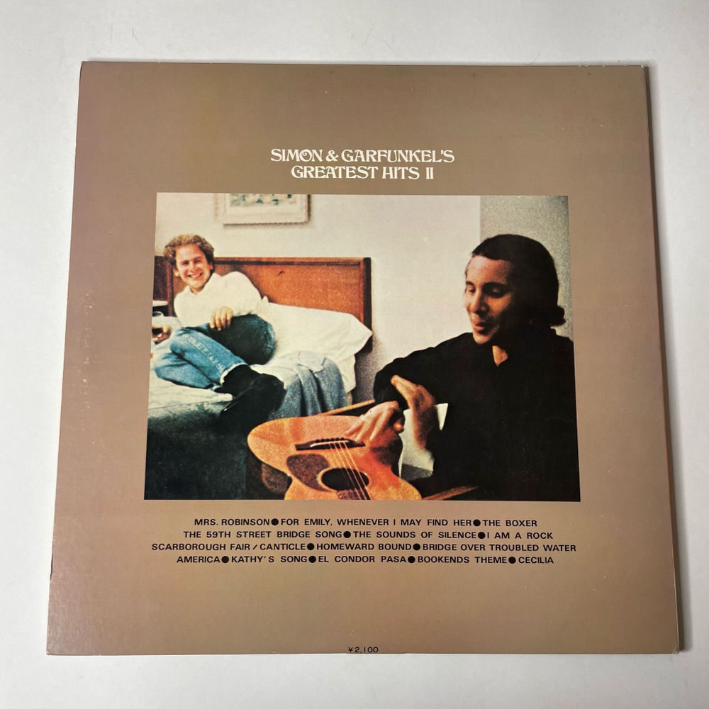Винтажная виниловая пластинка LP Simon and Garfunkel Greatest Hits II (Japan 1972) (No Obi) Mrs. Robinson