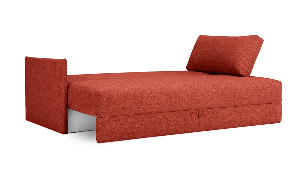 Диван Коя Лайт Strong Plus 11 208*94*80 см, Красный  Еврокнижка Фиеста