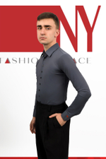 Рубашка Slim-Fit grey