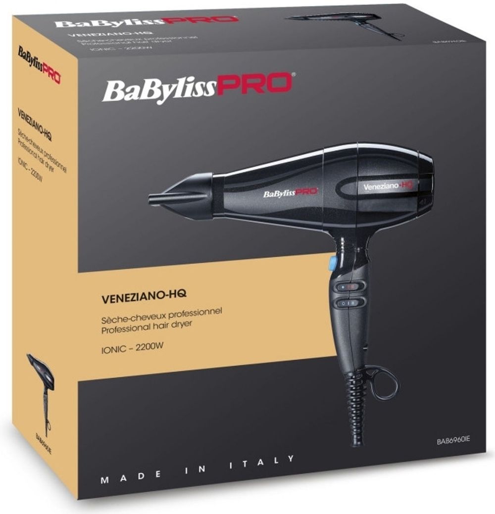Профессиональный фен BaByliss PRO Veneziano-HQ Ionic BAB6960IE 2200w - 5
