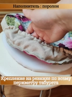 Чехлы на табурет 33х33 см