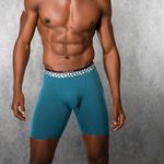 Мужские трусы боксеры удлиненные изумрудные Doreanse 1700
