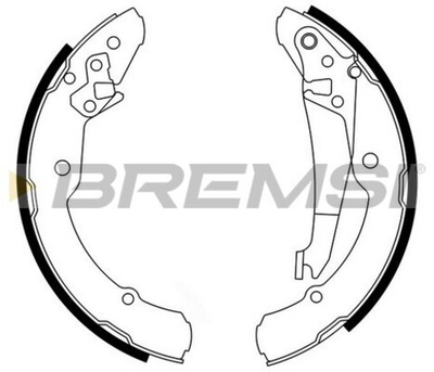 BREMSI - GF0473-BMS - Brake Shoe Set