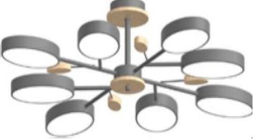 Потолочный cветильник LED4U L3221-850 GR