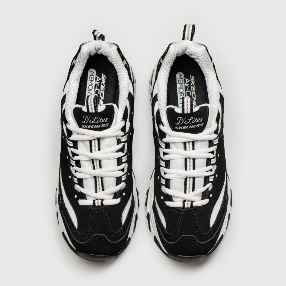 кроссовки Skechers D'Lites Black / White Wmns