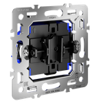 Механизм выключателя одноклавишного 10А, S70