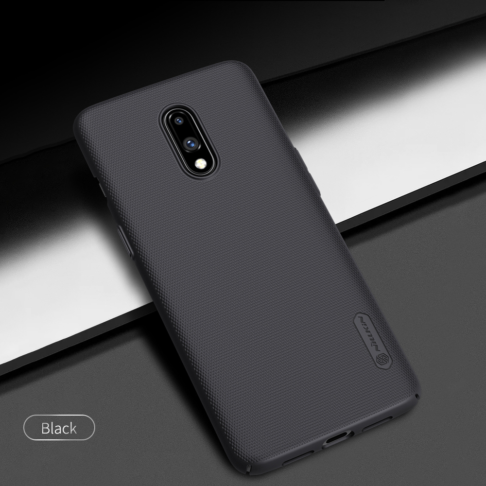 Тонкий жесткий чехол от Nillkin для смартфона OnePlus 7, серия Super Frosted Shield