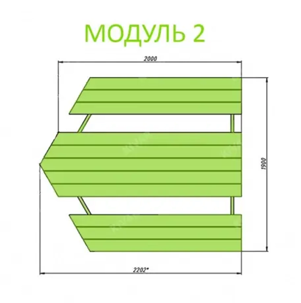 Стол модульный