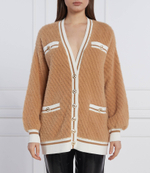 кардиган Elisabetta Franchi - светло-коричневый(MK64M26E2)