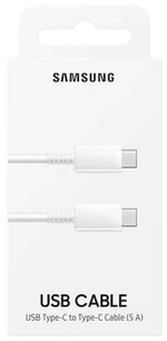 Кабель Samsung 1m Type-C/Type-C 3A white