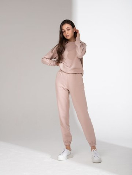 Спортивный костюм, цвет: пудра