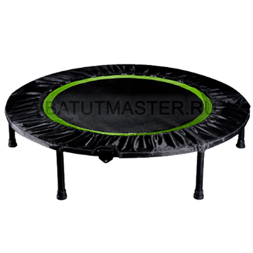 Каркасный батут, диаметр 4 фт, черно-зеленый B-15733